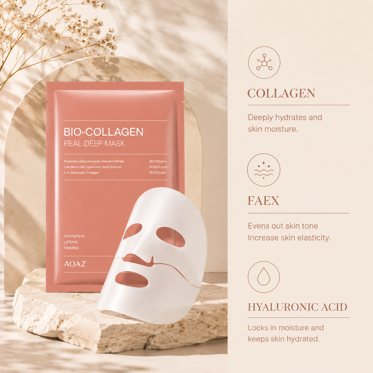 LUX Bio-Collagen Mask™ 4pcs